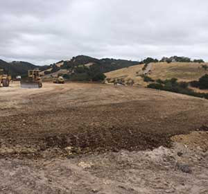 Pat Molnar creating a 2-1 Fill Slope San Luis Obipso County