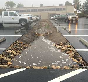 Pat Molnar water catchment and bioretention basin San Luis Obipso County